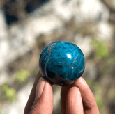 Blue Apatite Sphere